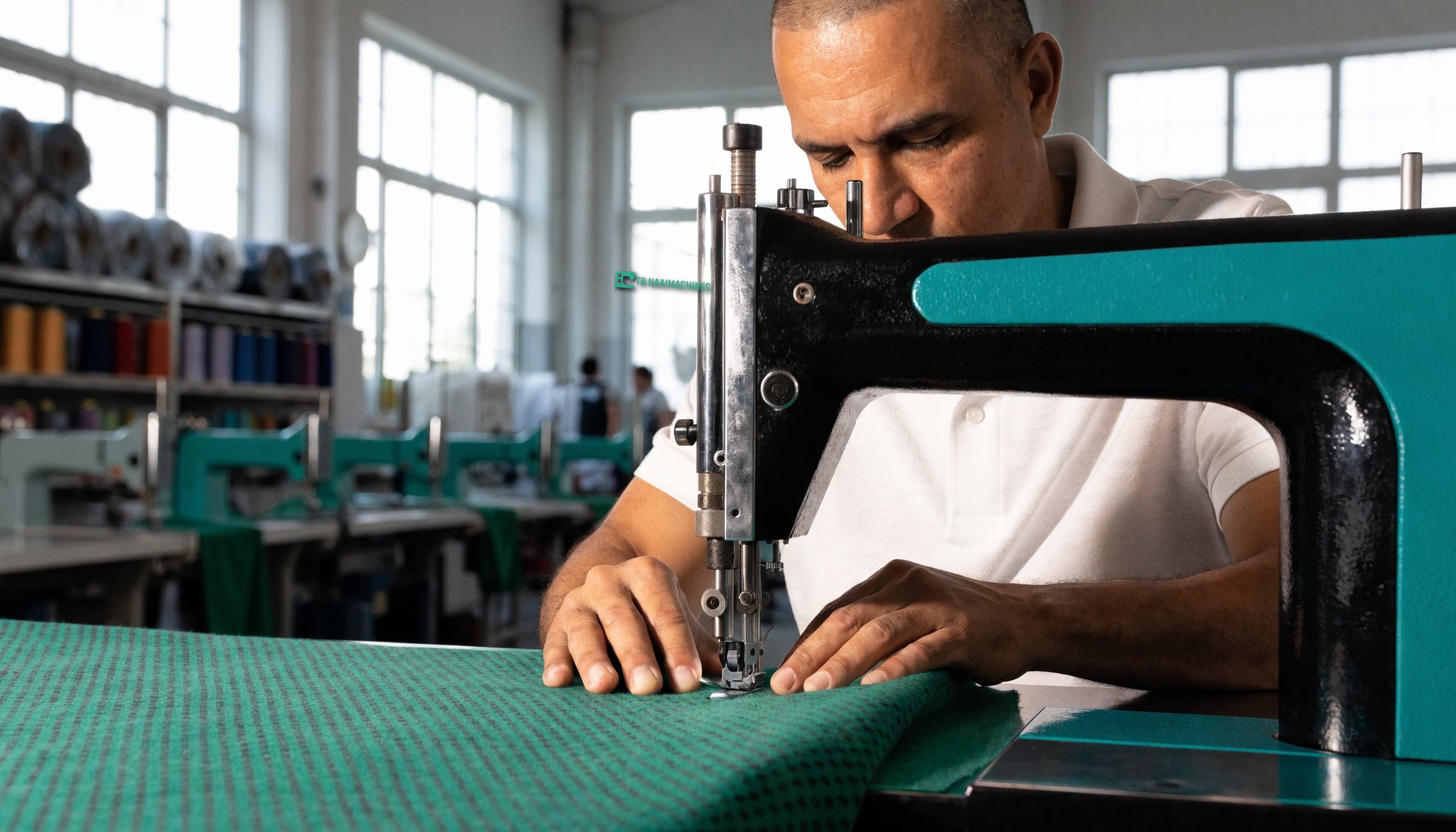 Vakkundige monteur bij TB Naaimachines